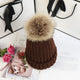 LORETTE | Classic Knit Beanie with Pom
