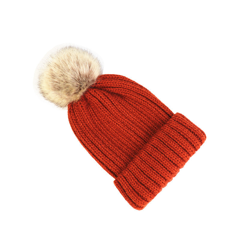 LORETTE | Classic Knit Beanie with Pom