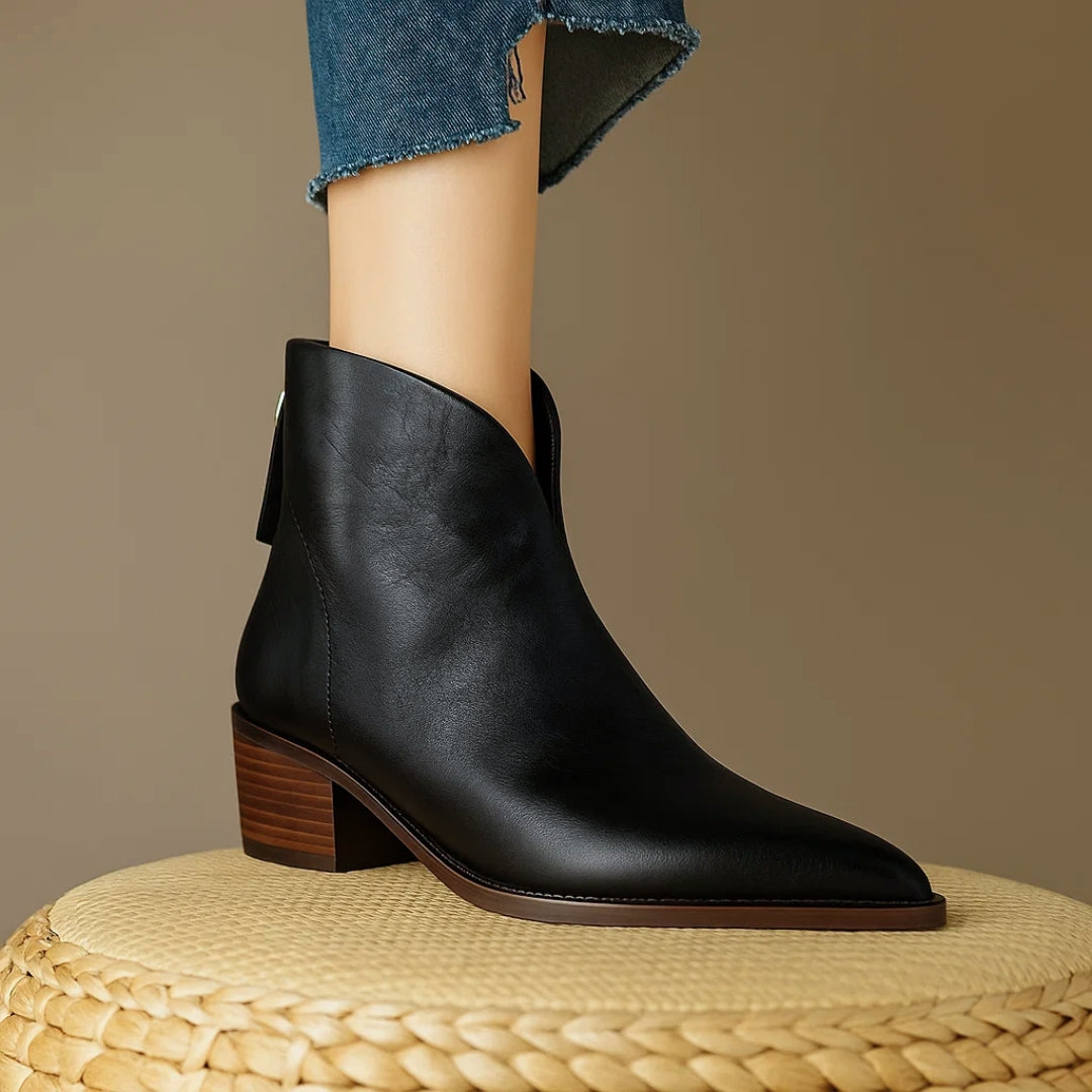 Rebecca | Women's Leather Ankle Boots