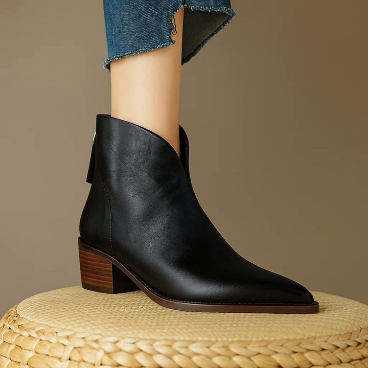 Rebecca | Women's Leather Ankle Boots