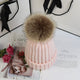 LORETTE | Classic Knit Beanie with Pom