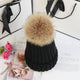 LORETTE | Classic Knit Beanie with Pom