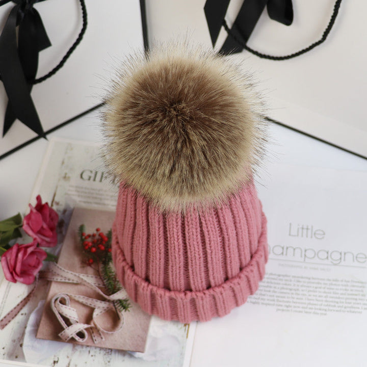 LORETTE | Classic Knit Beanie with Pom