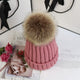 LORETTE | Classic Knit Beanie with Pom