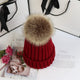 LORETTE | Classic Knit Beanie with Pom