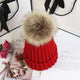 LORETTE | Classic Knit Beanie with Pom