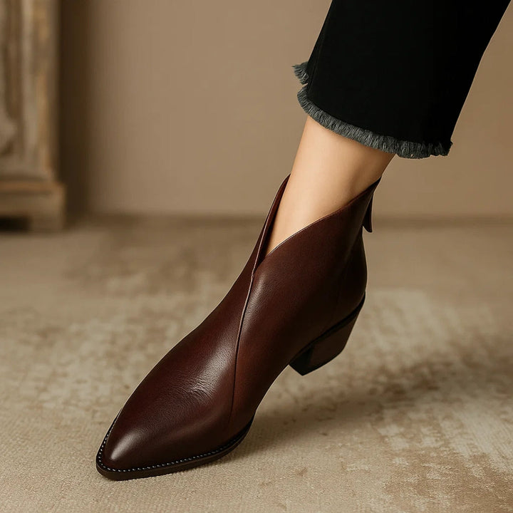 Rebecca | Women's Leather Ankle Boots