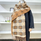 ZOLANI | Plaid Tassel Scarf