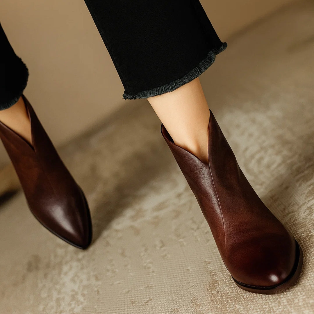 Rebecca | Women's Leather Ankle Boots