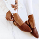 Donna | Woven Vegan Leather Ballerinas Shoes