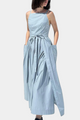 Women's Strapless Side-Lace-Up Long Dress