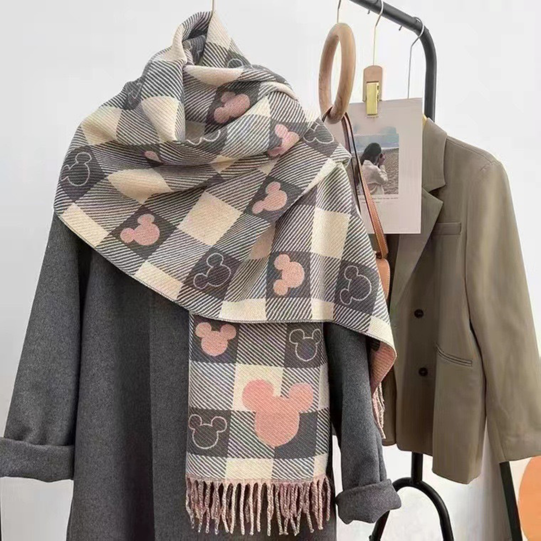 ZOLANI | Plaid Tassel Scarf