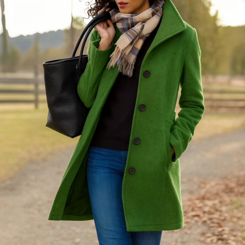 Aubrey | Classic Button-Front Coat