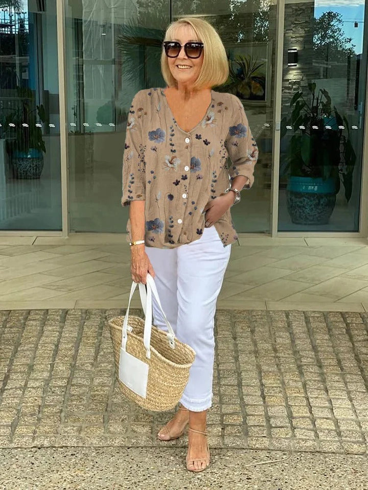 Sherry | Women's Floral Blouse