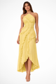 Women's Women’s Sleeveless Halter Backless Ruffled Maxi Summer Wedding Guest Dress