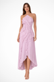 Women's Women’s Sleeveless Halter Backless Ruffled Maxi Summer Wedding Guest Dress