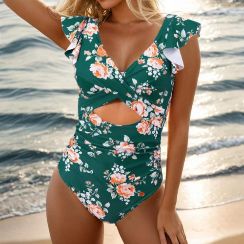Women's Flattering One-Piece Swimsuit Swimwear Sale