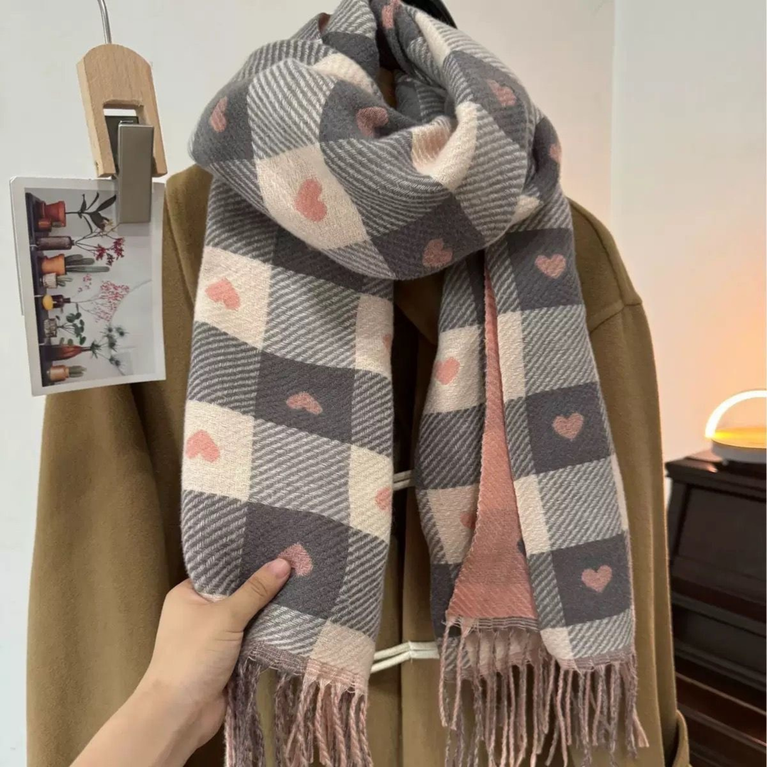 ZOLANI | Plaid Tassel Scarf