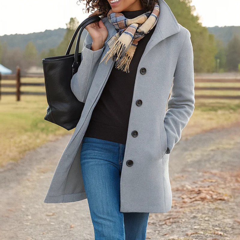Aubrey | Classic Button-Front Coat