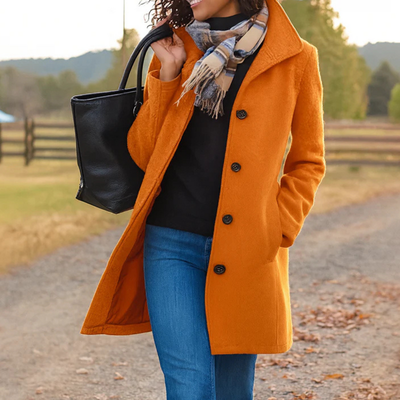 Aubrey | Classic Button-Front Coat