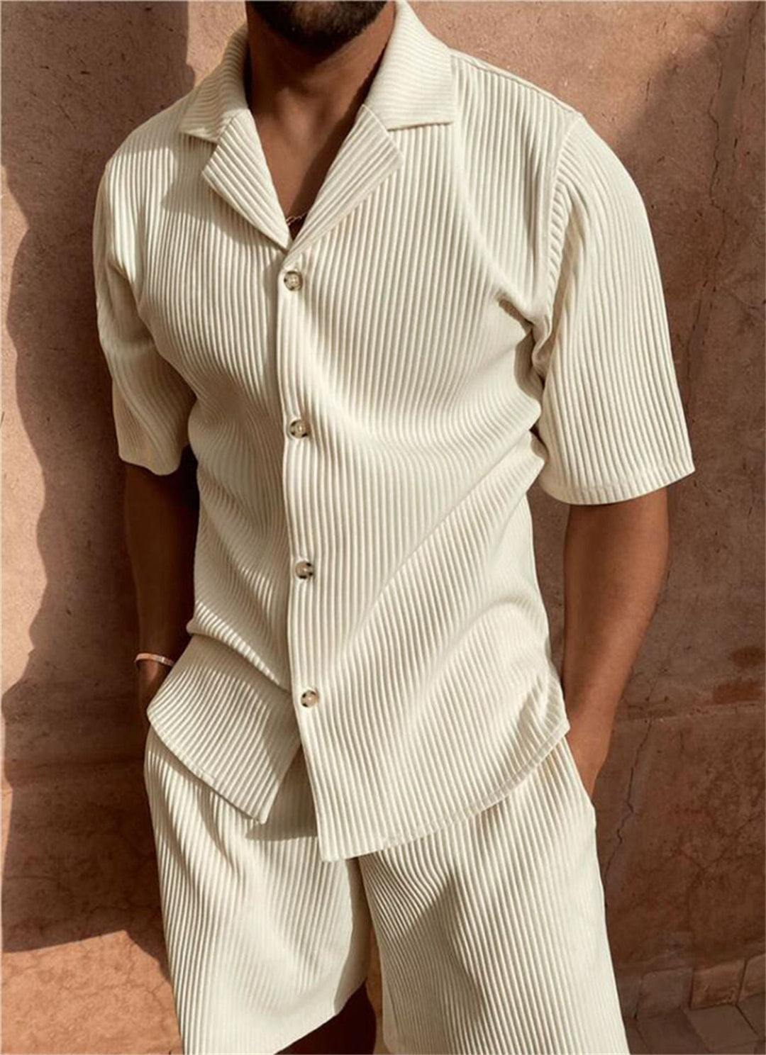 Men's SUMMER SHIRT AND SHORTS SET