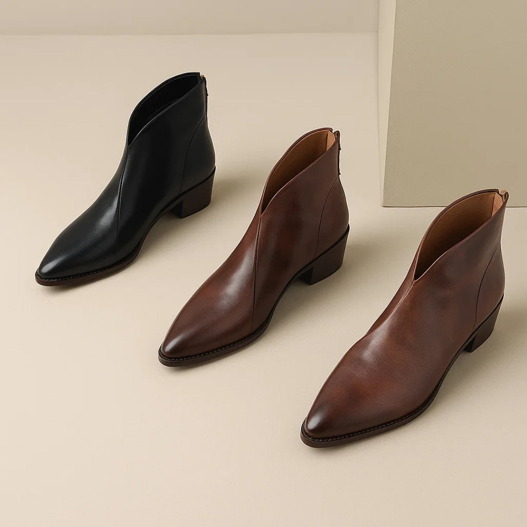 Rebecca | Women's Leather Ankle Boots