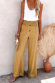 Sharon | High-Waisted Trousers with Smocked Waist Bottom Collection