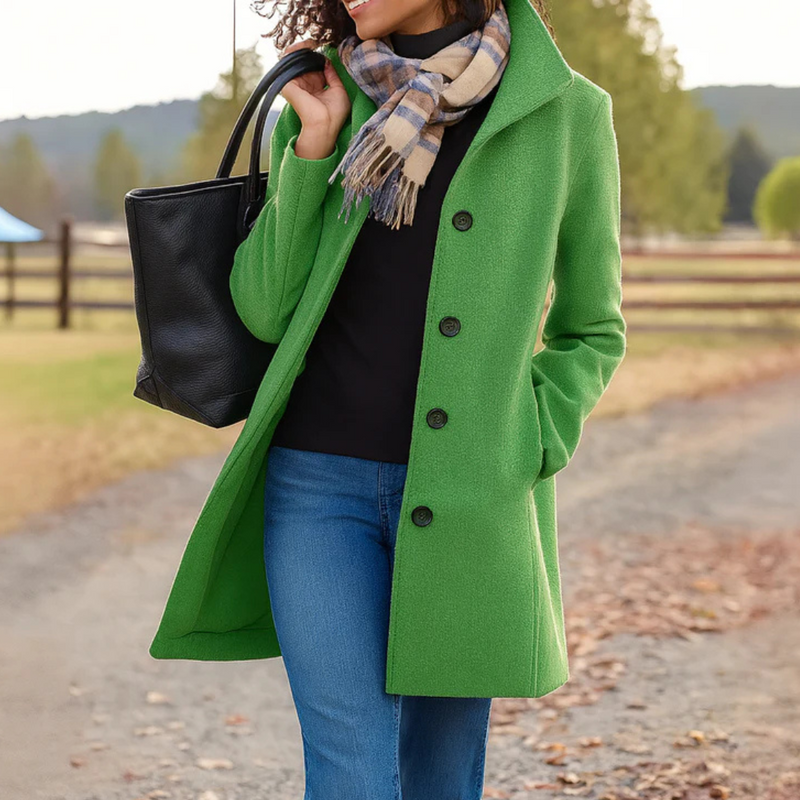 Aubrey | Classic Button-Front Coat