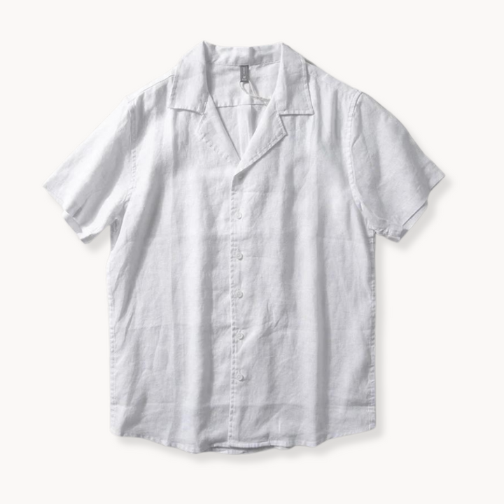 Men's Camp Collar Linen Shirt