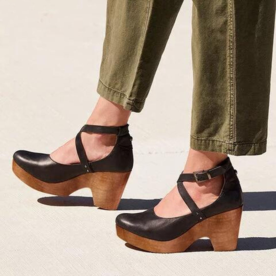 Teresa | Women's Wedge Heels with Ankle Strap Sandal