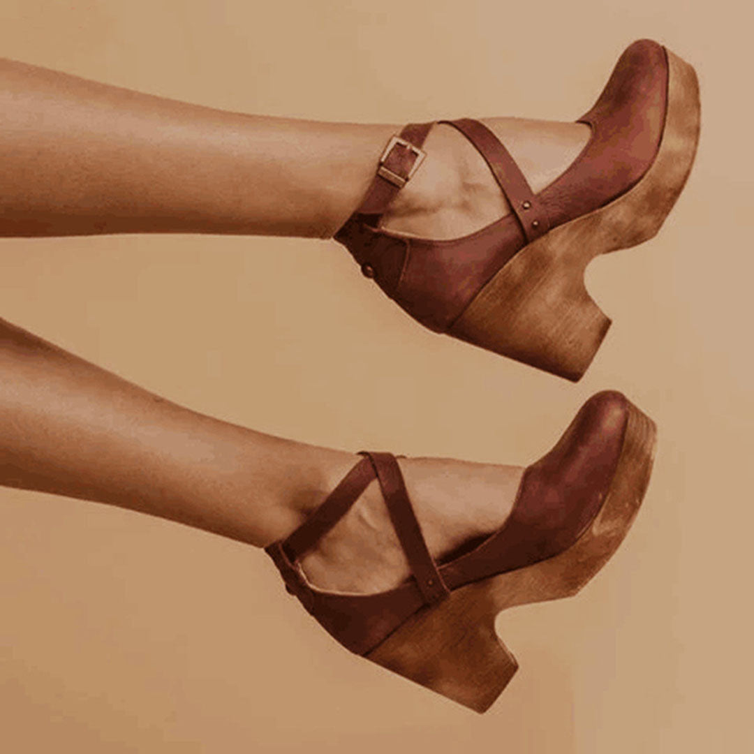 Teresa | Women's Wedge Heels with Ankle Strap Sandal