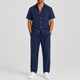 Men's Summer Set with Shirt and Wide-Leg Trousers