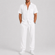 Men's Summer Set with Shirt and Wide-Leg Trousers