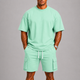 Men's Sporty Summer Set with Oversized Tee and Cargo Shorts