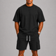 Men's Sporty Summer Set with Oversized Tee and Cargo Shorts