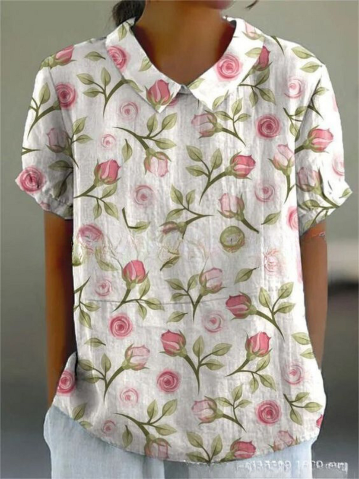 Nancy | Women's Floral Blouse