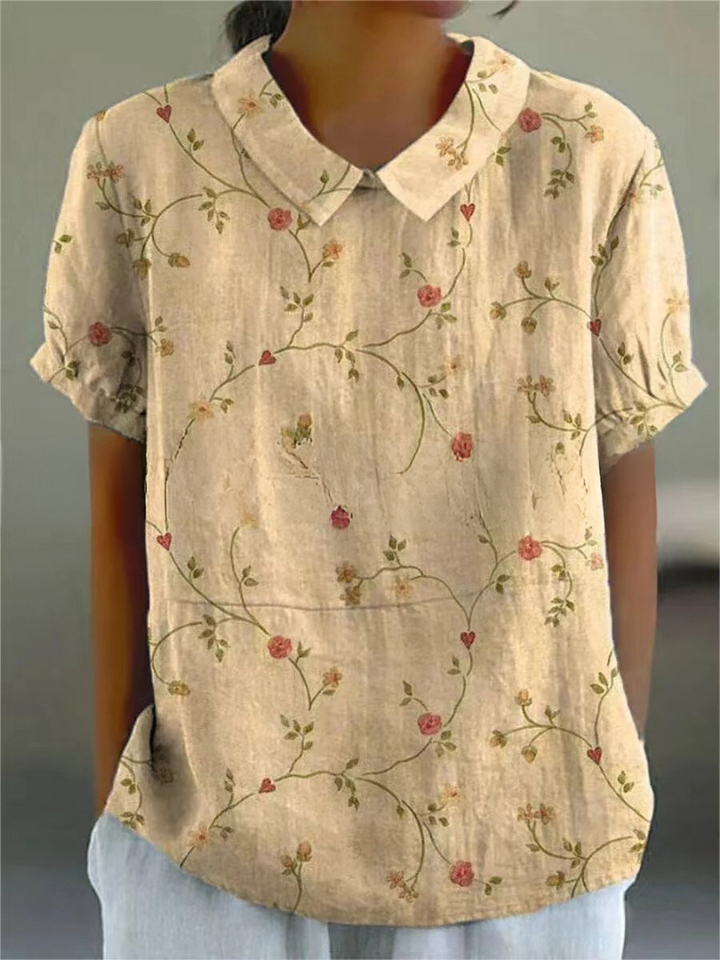Nancy | Women's Floral Blouse