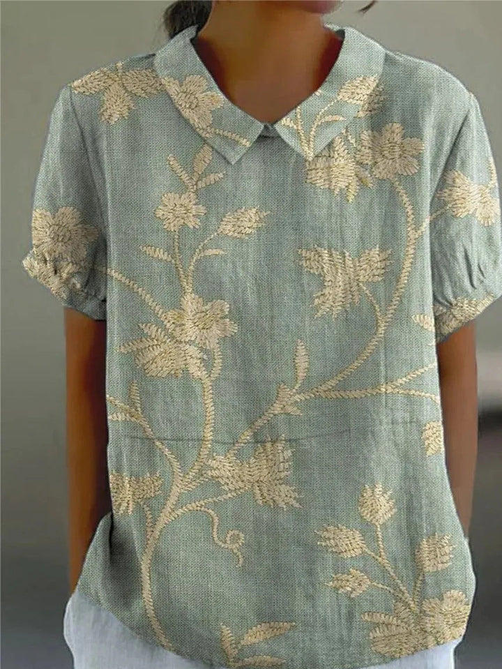 Nancy | Women's Floral Blouse