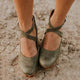 Teresa | Women's Wedge Heels with Ankle Strap Sandal