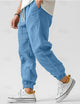 Men's Linen Trousers – Relaxed Casual Summer Pants with Side Pockets