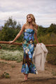 Women's Colorful Retro Maxi Dress