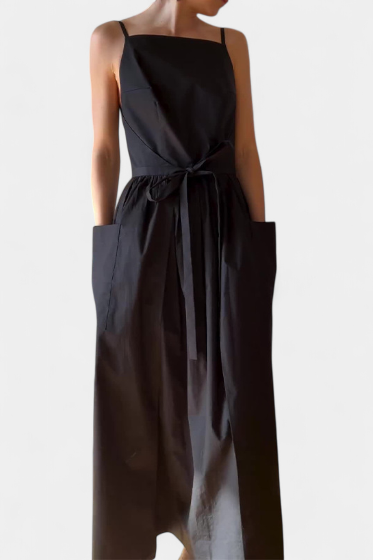Women's Strapless Side-Lace-Up Long Dress