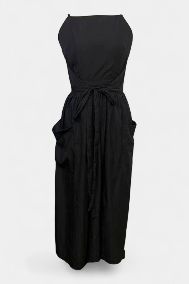 Women's Strapless Side-Lace-Up Long Dress
