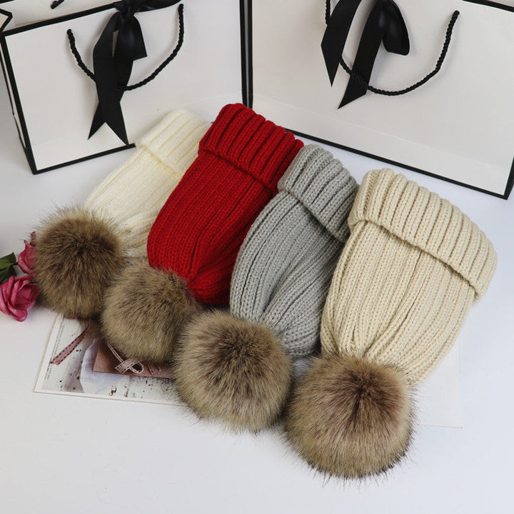 LORETTE | Classic Knit Beanie with Pom