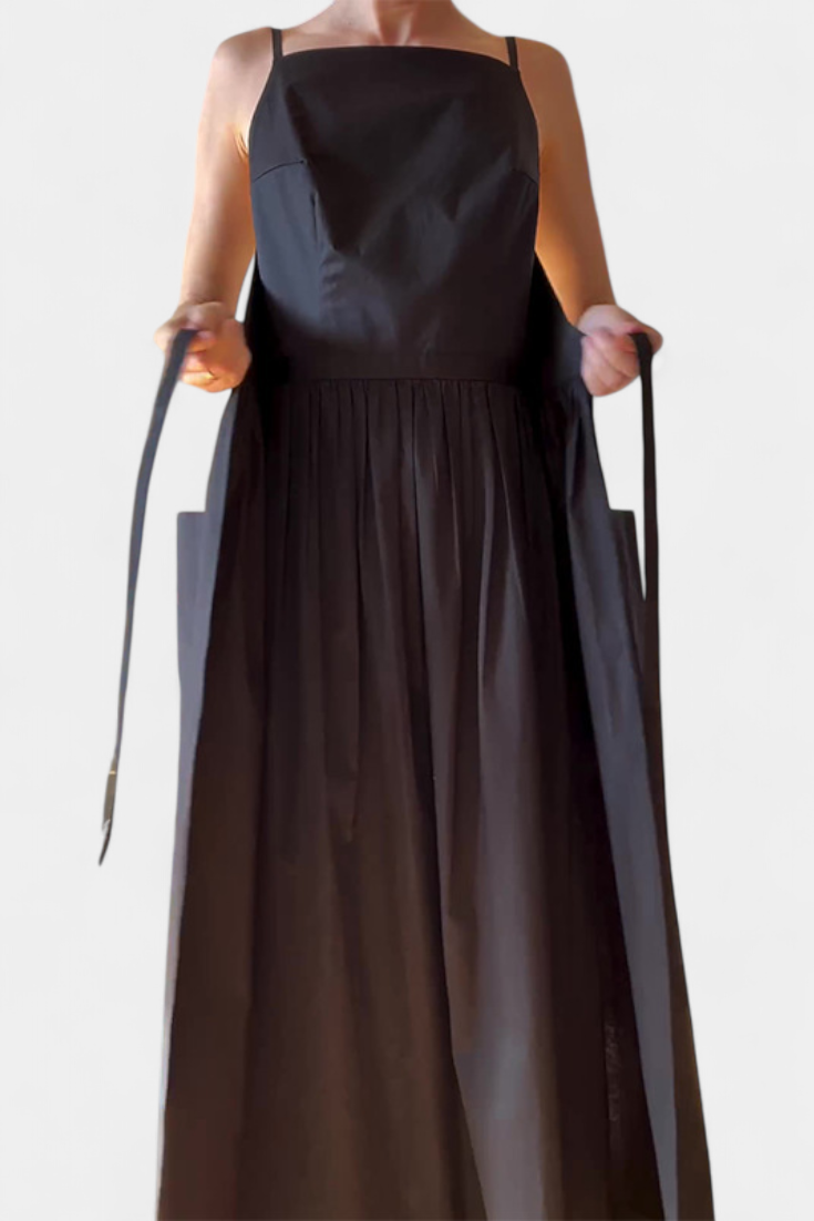 Women's Strapless Side-Lace-Up Long Dress