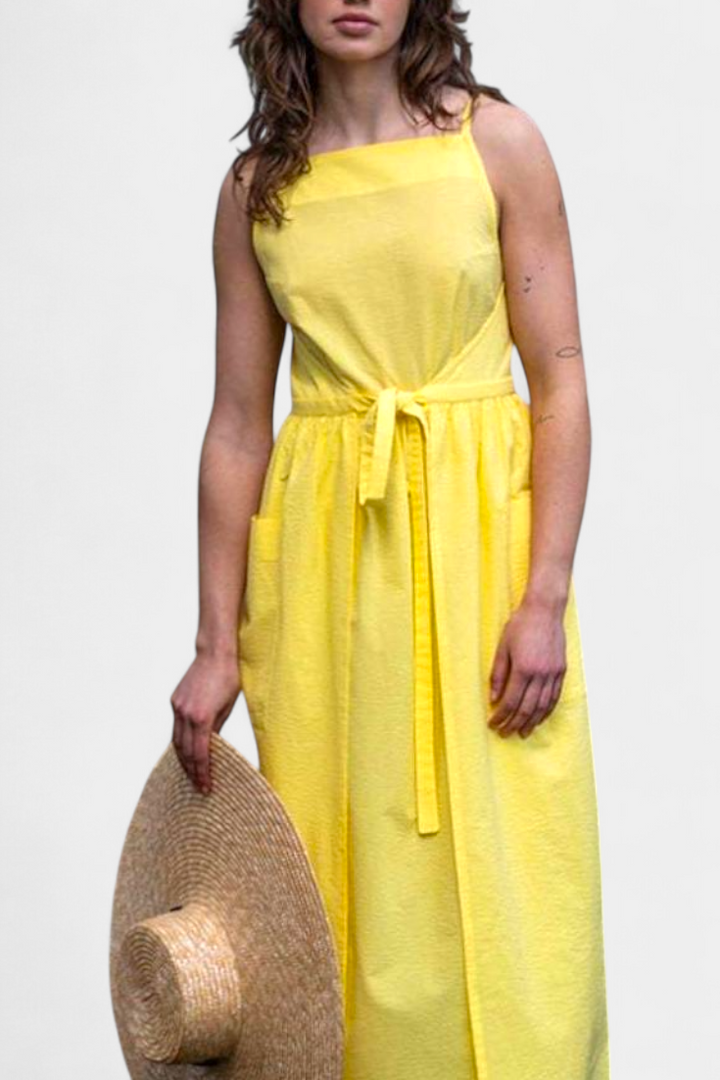 Women's Strapless Side-Lace-Up Long Dress
