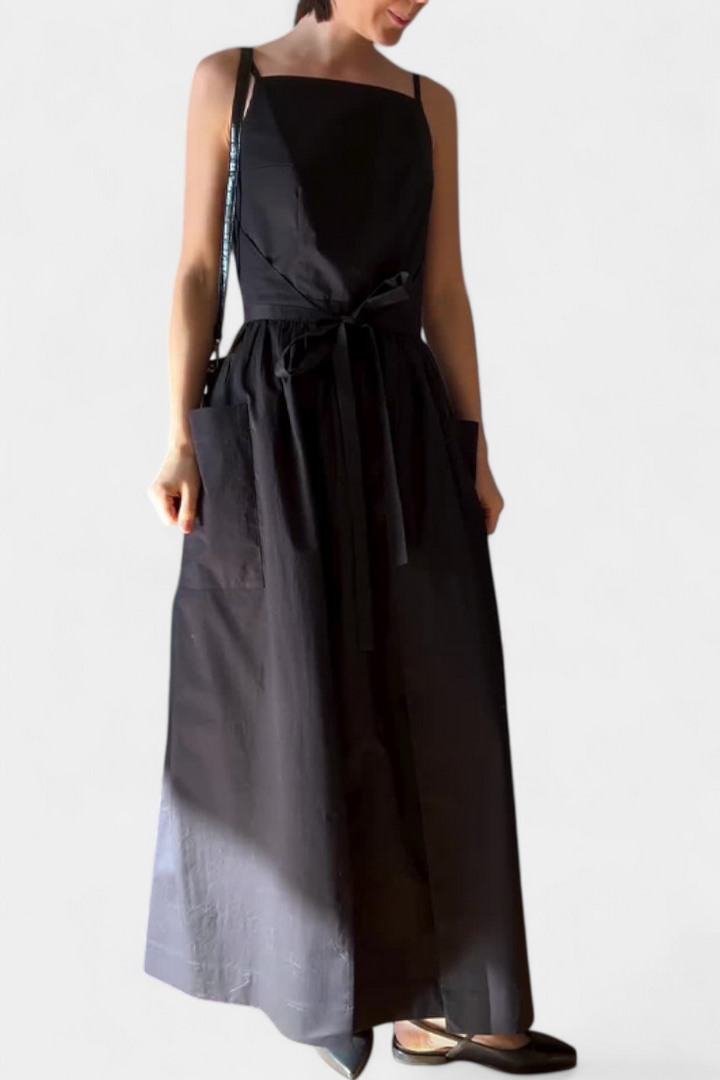 Women's Strapless Side-Lace-Up Long Dress