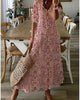 Celina | Boho Flowy Dress with Tassel Details