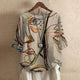 Anya | Women's Retro-Inspired Cotton Blend Blouse