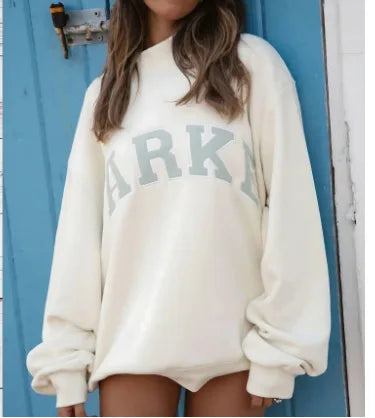 Cora | Women's Gray Printed Sweater
